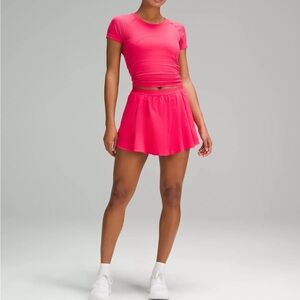 Lululemon Tennis Skirt in Pink